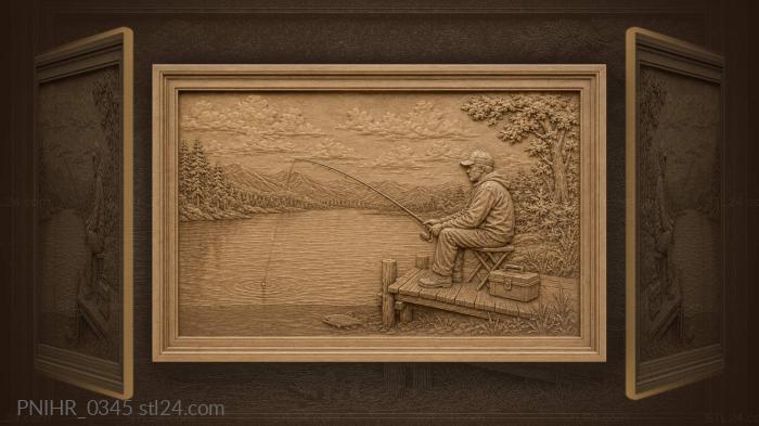 Tackle box left on the dock 3d STL model