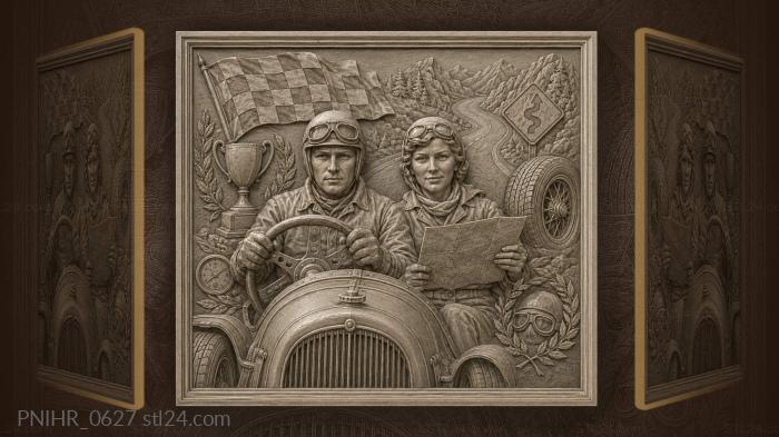 Vintage racing speed and glory 3d STL model
