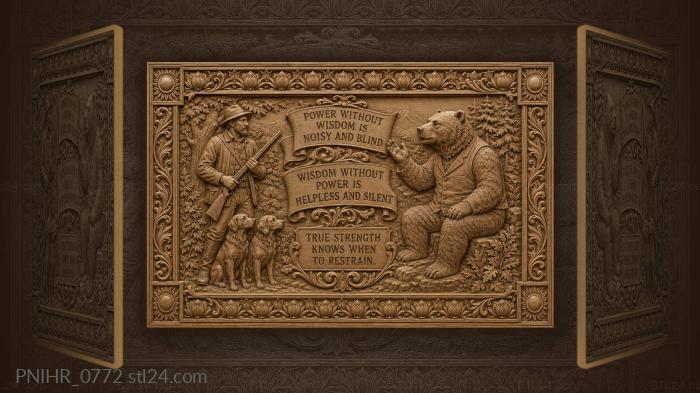 Strength wisdom and the hunt 3d STL model