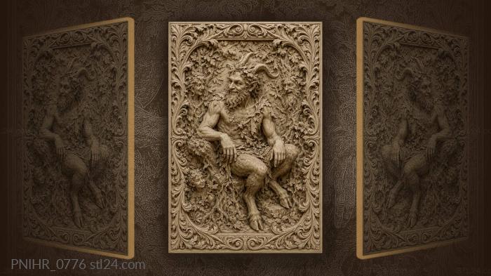 Old sprite among little tree spirits 3d STL model