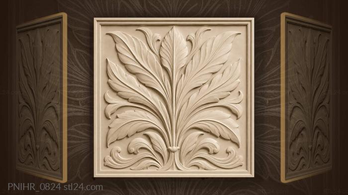 Rising leaves graceful plant symmetry 3d STL model