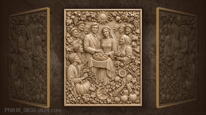 Wedding feast with abundant harvest 3d STL model