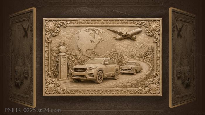 Road trip around the world 3d STL model