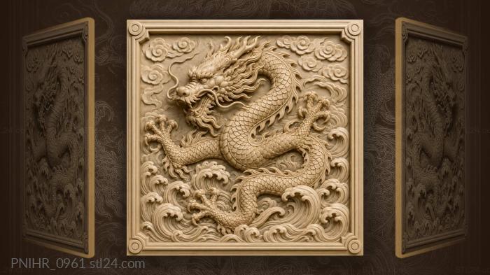 Rising out of the repeating waves 3d STL model