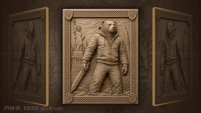 Hoodie and jeans against the skyline 3d STL model