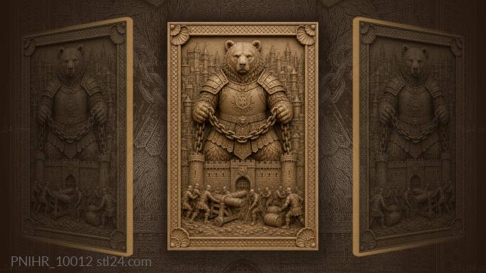 Guarding the city with strength 3d STL model