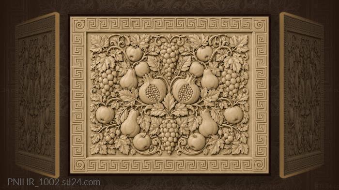 Abundant harvest of fruits and vines 3d STL model