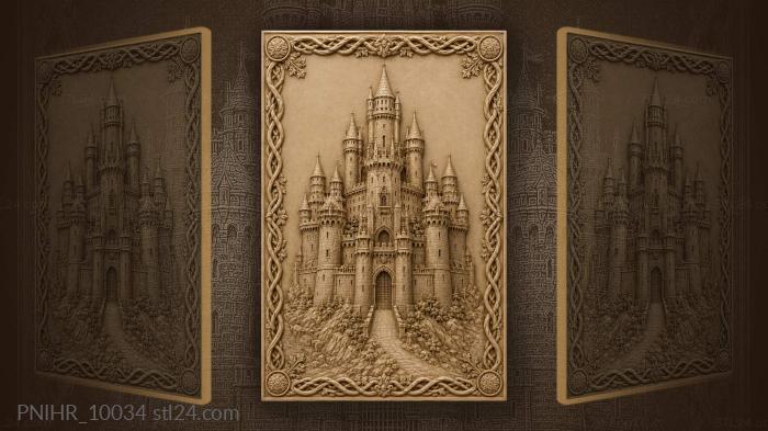 Majestic fort with rope frame 3d STL model