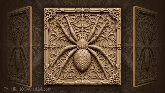 Dotted abdomen among swirling strands 3d STL model