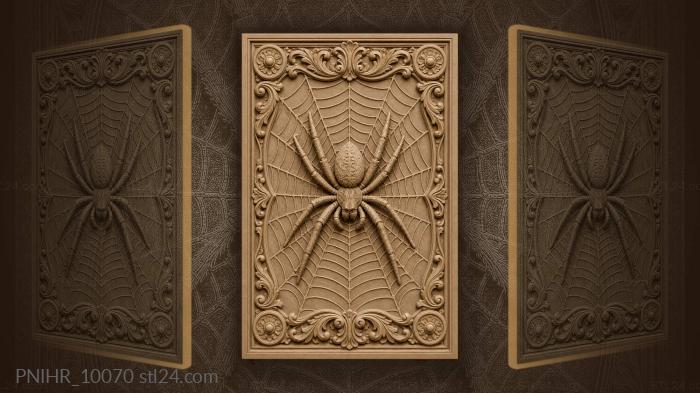Spider holding the radiating strands 3d STL model