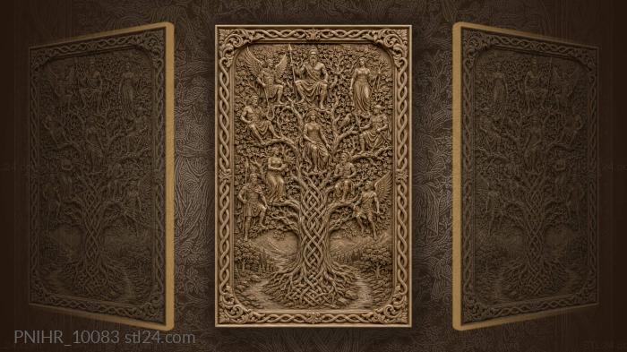 Celtic tree of heroes and myths 3d STL model