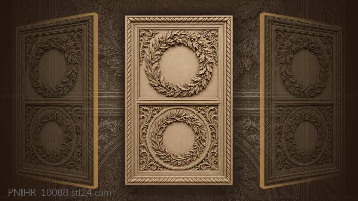 Laurel wreath with empty center 3d STL model