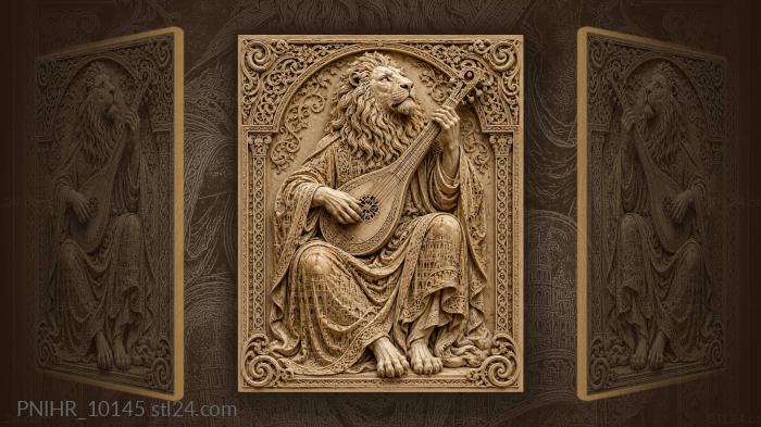 Playing strings with his eyes upward 3d STL model
