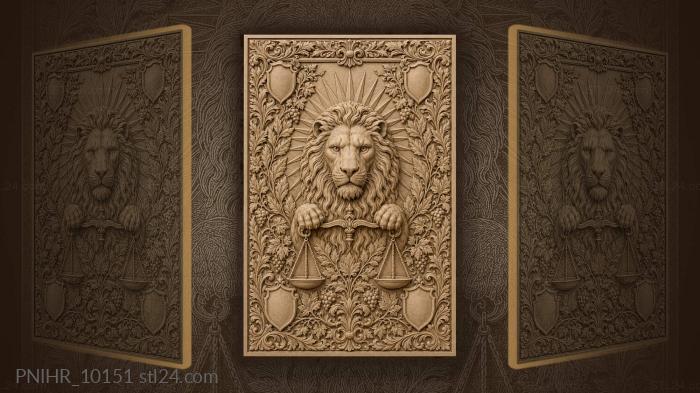Scales held amid bursting sun rays 3d STL model