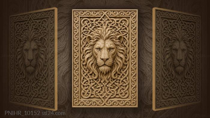 Mane lost in a celtic knot 3d STL model