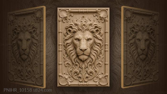 Mane coiled in tight swirls 3d STL model