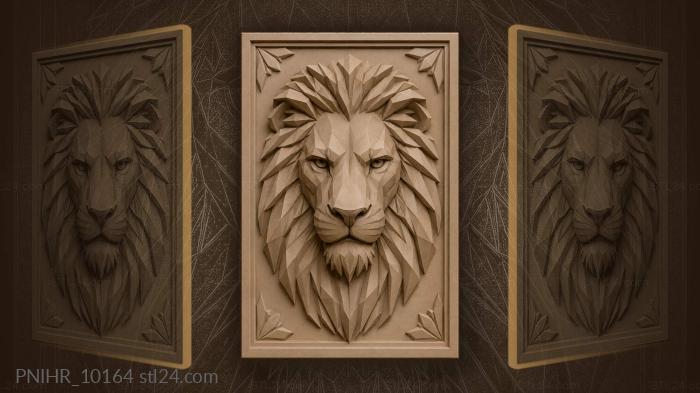 Faceted mane of sharp planes 3d STL model