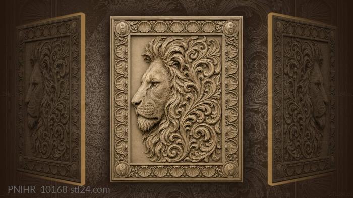 Yin and yang at a split mane 3d STL model