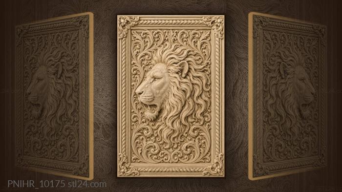 Open jaws and curling mane 3d STL model