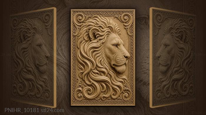 Mane whirl inside interlocking circles 3d STL model