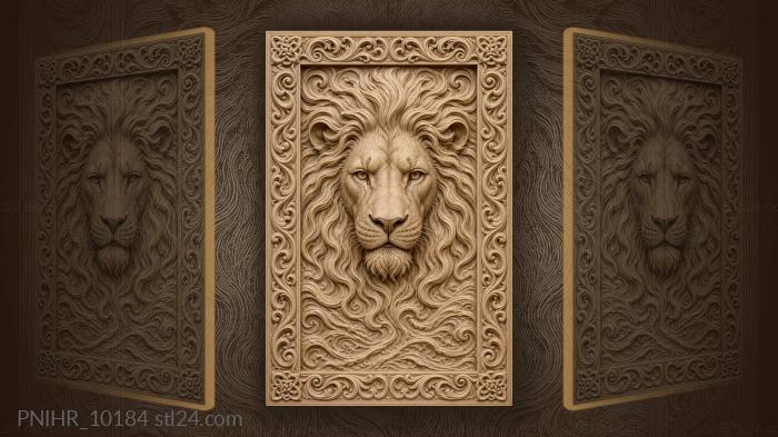 Mane swirls spreading in waves 3d STL model
