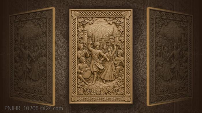 Georgian feast music and dance 3d STL model