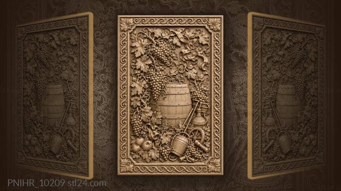 Cherubs climbing all over the barrel 3d STL model