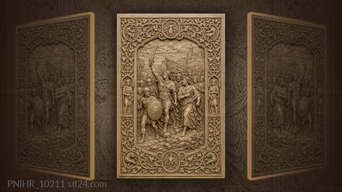 Heroic battle ancient myth story 3d STL model