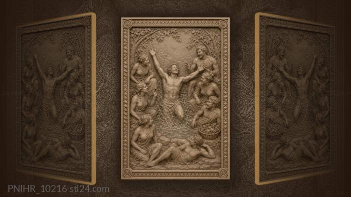 Joyful bathers celebrating summer abundance 3d STL model