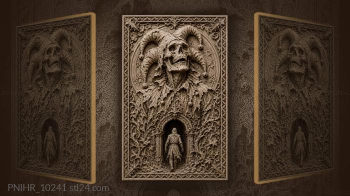 Jester’s skull dark portal mystery 3d STL model