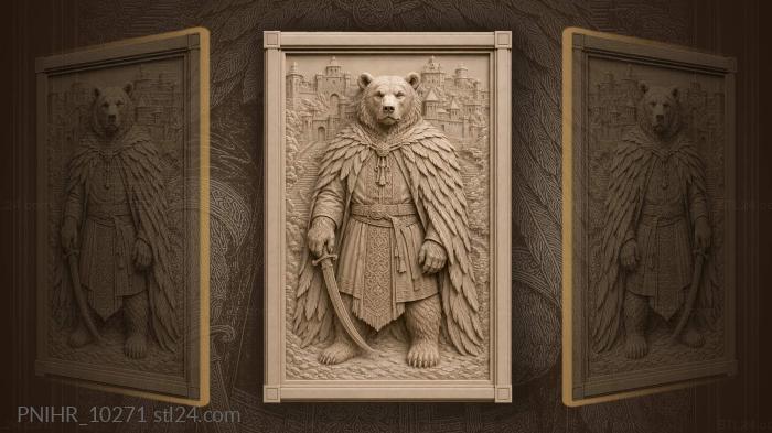 Feathered cloak and a curved sword 3d STL model