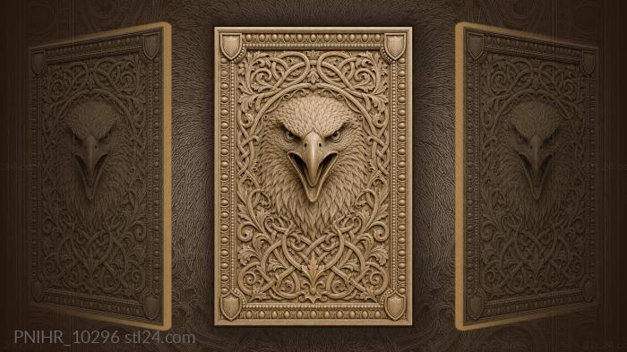 Silent cry amid knotwork and foliage 3d STL model