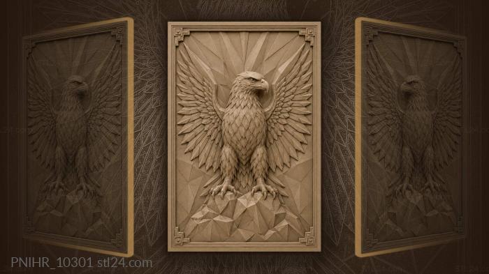 Eagle drives into the open air 3d STL model