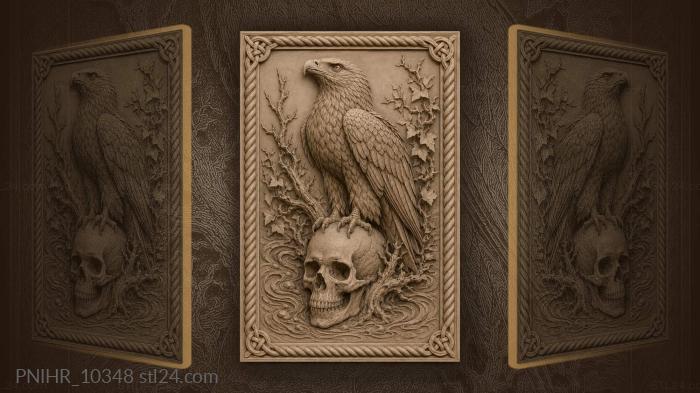 Eagle above the mortal remains 3d STL model