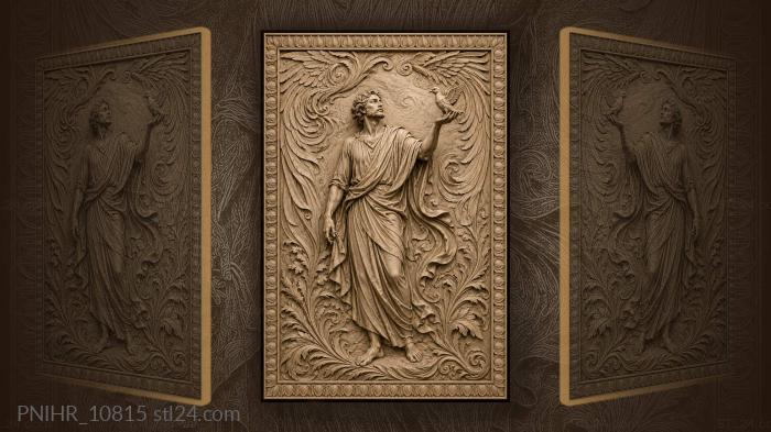 Releasing bird from open hand 3d STL model