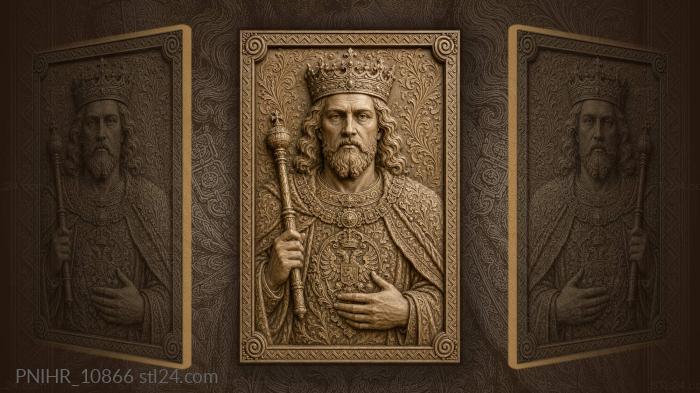 Hand with an emblem on the chest 3d STL model