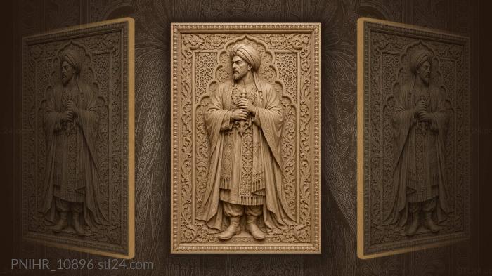 Majestic man in ornate clothing 3d STL model