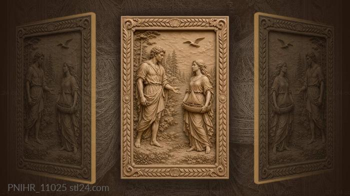 Shore lovers gentle boat journey 3d STL model