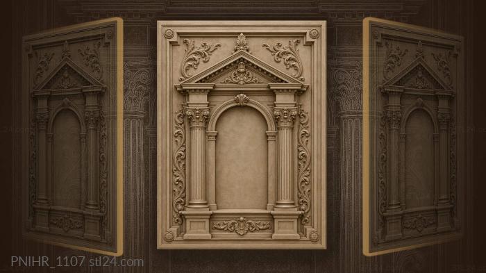 Ancient temple classic architectural detail 3d STL model