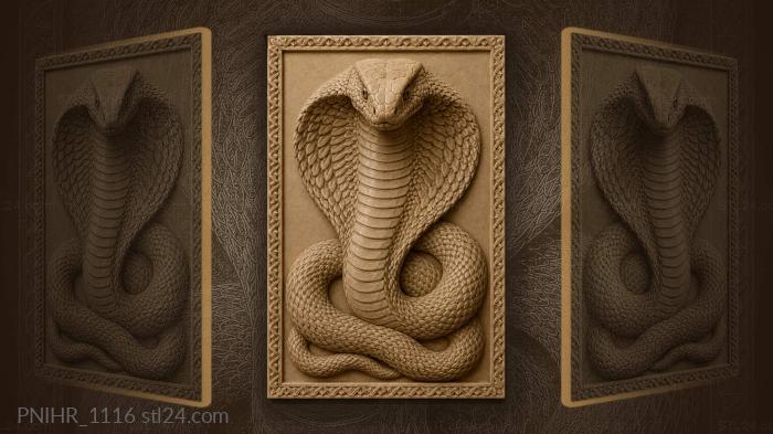 Cobra head alert and dynamic 3d STL model
