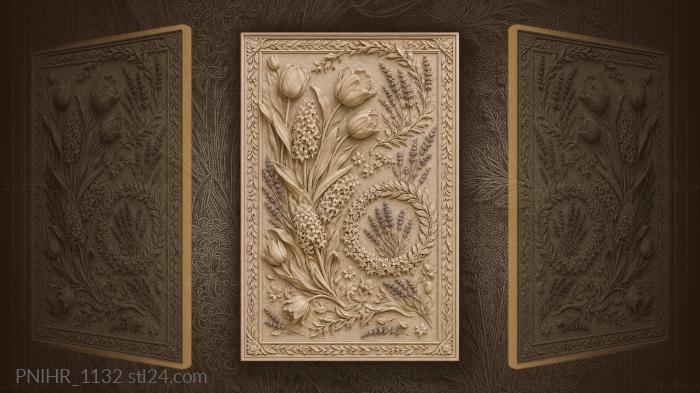 Tulips lavender hyacinth floral abundance 3d STL model