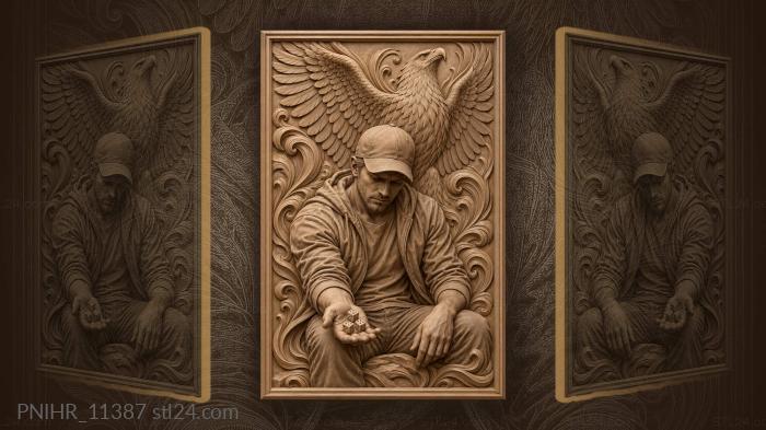 Gambler and soaring eagle power 3d STL model