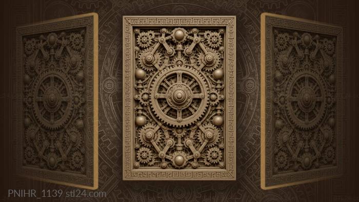 Intricate gears and clockwork symphony 3d STL model