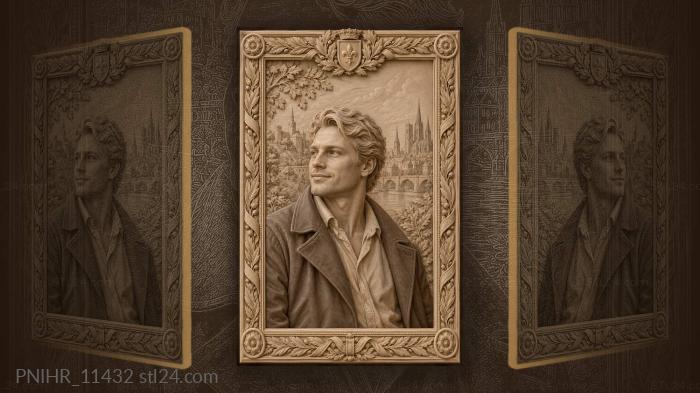 Rastignac against the spired city skyline 3d STL model