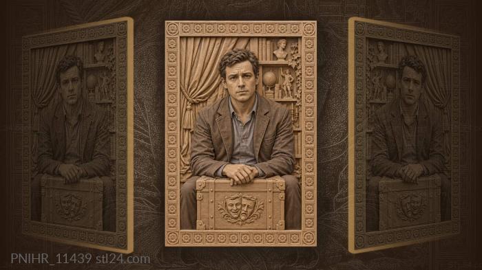 Actor with theatrical props backstage 3d STL model