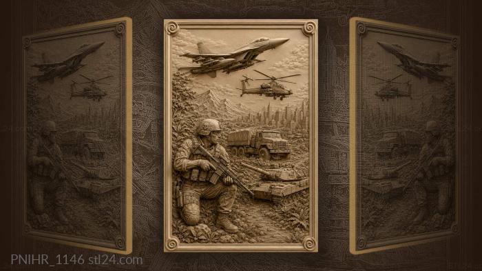 Air power and ground forces 3d STL model