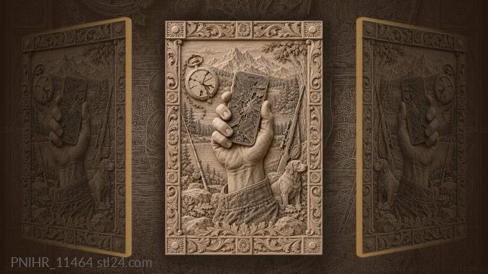 Broken tech lost time hunting 3d STL model