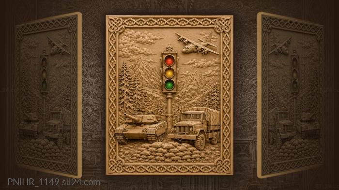 Military might and city lights 3d STL model