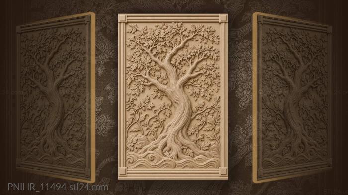 Ancient tree ocean waves growth 3d STL model