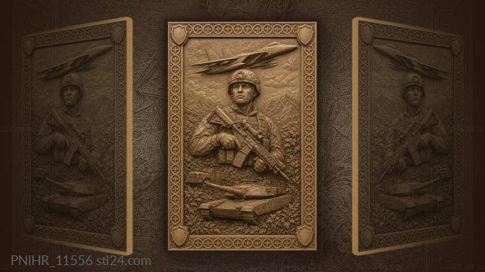 Soldier jet tank military power 3d STL model